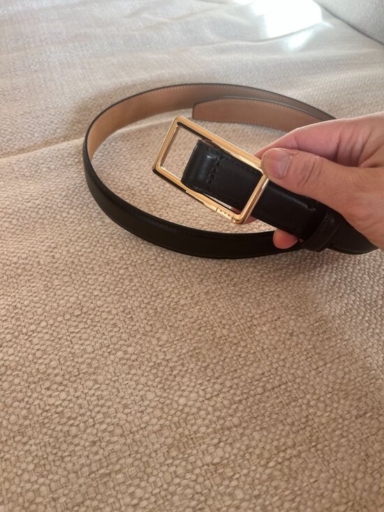 AYR Belt The Essentials Black Leather Belt Size 2 main image 9